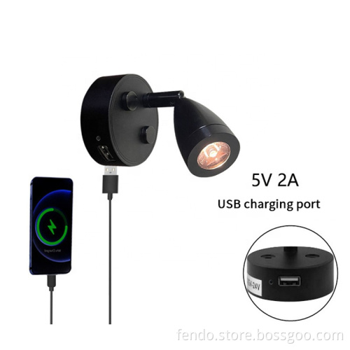 Universal RV Interior Magnetic LED Reading Light Ceiling Light with Touch Switch